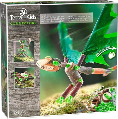 Сет за градење Haba Terra Kids Basic Construction Set, креативен, за деца 8+