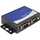 Adapter serial DeLOCK 87586, USB 2.0 në 2x RS-232, metalik, i zi