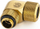 Adapter uji për PC Bitspower Advanced Multi-Link 90°, G1/4, për hardtube 12mm, ngjyrë bronzi