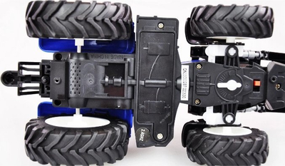Lodër traktor me telekomandë Amewi RC Tractor, Li-Ion 500mAh, shkalla 1:24, blu