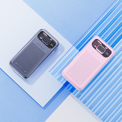 Power bank ACEFAST M1 Crystal, 10000mAh, 30W, rozë