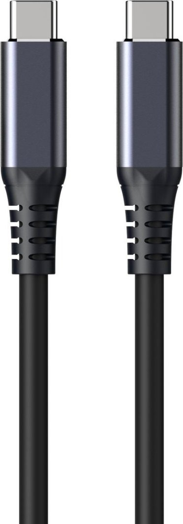 Kabull USB eStuff INFINITE USB4 USB-C në USB-C, 1 m, 100W, i zi