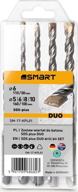 Set stërvitësesh për beton SMART365 SM-17-KPL01, 5 copë, SDS-plus