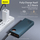 Powerbank me ekran dixhital Baseus Adaman Metal QC + PD, 20000mAh, 65W, i kaltër + kabllo USB-A/USB-C, 30cm, e zezë