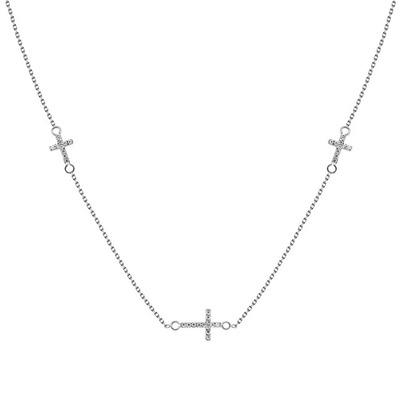 Qafore Brilio Silver Cross NCL27W