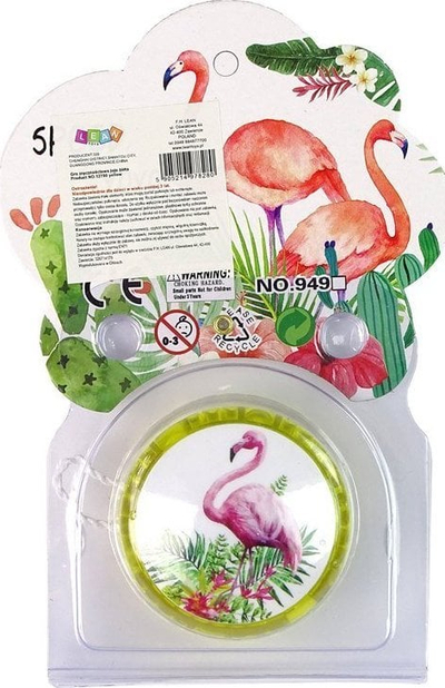 Jojo lodër LeanToys Fast Flaming, 5.5 cm, plastike, e verdhë