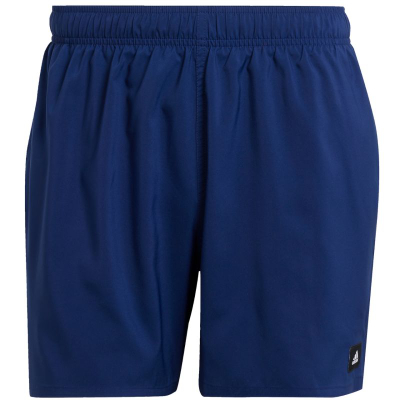 Rroba banje për meshkuj Plain Swim Shorts, poliester, bel elastik, blu