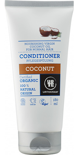 Balsam për flokë Urtekram Coconut BIO, 180 ml