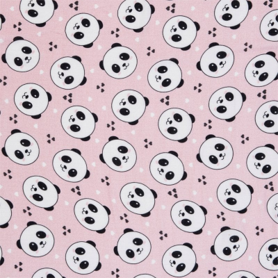 Pelenë bambuje Bocioland BOC0306, 30x30 cm, panda, rozë