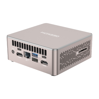 Mini PC Geekom A5, Ryzen 7 5825U, 16GB RAM, 512GB SSD, argjendtë