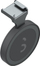 Mbajtëse magnetike ShiftCam SnapShoe për telefon, MagSafe, e zezë