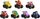 Set lodrash Paw Patrol Multipack With Rescue Wheels, mini makina, shumëngjyrësh