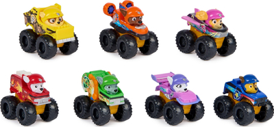Set lodrash Paw Patrol Multipack With Rescue Wheels, mini makina, shumëngjyrësh