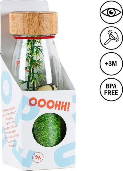 Lodër ndijore Petit Boum Sound Panda, +3m, pa BPA, e tejdukshme