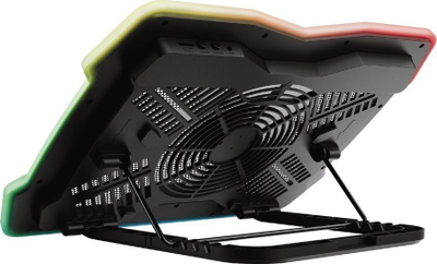 Stendë ftohëse për laptop Trust GXT 1126 Aura, 17.3", ventilator 200 mm, me drita RGB