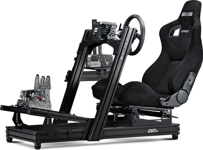 Ulëse garash Next Level Racing ERS1 Elite, shpinë e rregullueshme, material suede, e zezë
