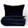 Set çarçafësh Bed Linen Satin Gold Line, 160x200 cm, pambuk saten, ngjyrë e zezë