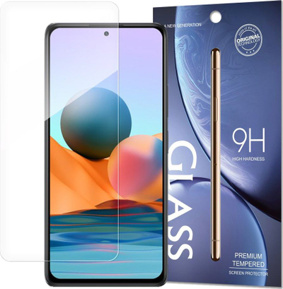 Xham mbrojtës Hurtel Tempered Glass 9H për Xiaomi Redmi Note 10 Pro, transparent