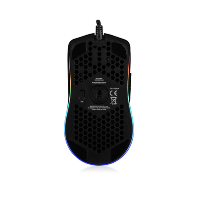 Mouse Modecom Volcano Shinobi 3360, optik gaming, RGB, i zi
