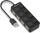Hub USB Esperanza EA161, 4x USB 2.0, me çelësa individualë, i zi