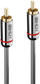 Kabllo Lindy RCA (Cinch) - RCA (Cinch), 3m, e argjendtë