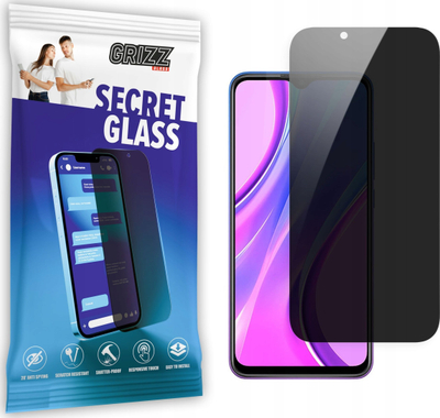 Xham mbrojtës Grizz SecretGlass për Xiaomi Redmi 9AT, privacy, i tejdukshëm