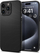 Kapak telefoni Spigen Liquid Air për iPhone 16 Pro Max, matte, i zi