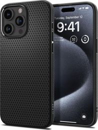 Mbulesë telefoni Spigen Ultra Hybrid për iPhone 16 Pro Max, matte, e zezë