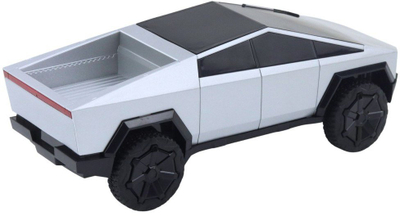 Makina me telekomandë Lean Toys Pickup Truck R C, LED, ngjyrë argjendi
