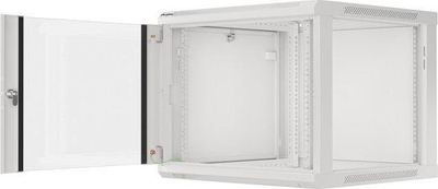 Lanberg WF01-6609-10S Rack Кабинет, 19", 9U, Ѕиден Монтажа, Сив
