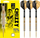 Shigjeta dart Harrows CHIZZY 2, 90% tungsten, steeltip, ari argjend