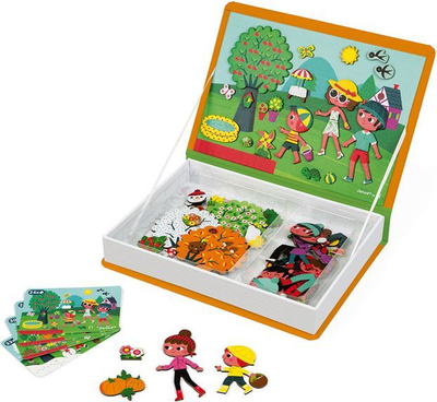Lojë puzzle magnetike 4 stinët, koleksioni Magnetibook 2018