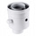 Adapter i drejtë oxhaku Acv HRE 80/125, çelik inox, 80/125 mm, i bardhë