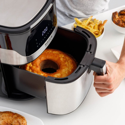 Fritezë me ajër Taurus Air Fry Digital 7S, 6.5L, 1600W, e zezë inoks