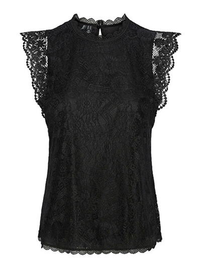 Bluzë Pieces PCOLLINE Regular Fit 17120454, e zezë