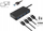 USB раздвојувач LogiLink USB 3.2 Gen1, 4 порти, црн