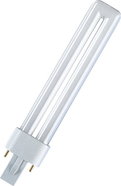 Llampë kursyse Osram Dulux S, 7W, G23, e bardhë