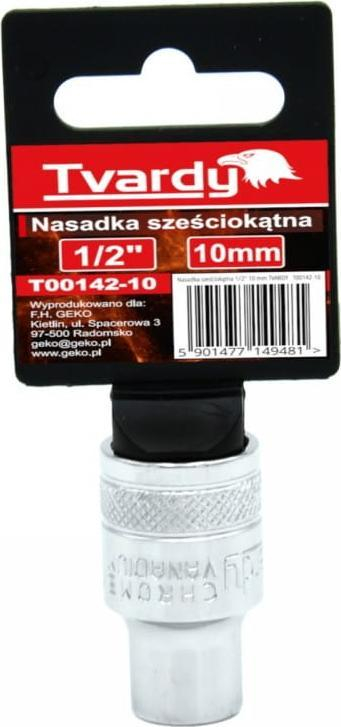 Kokë çelësi TVARDY 1/2", 10 mm, metalik