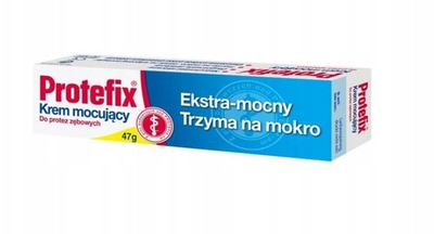 Krem fiksues për proteza Protefix Neutral, pa zink, 47g