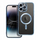 Mbrojtëse telefoni MagSafe Electro Mag për iPhone 16e, transparente, blu