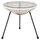 Tavolinë për kafe jashtme Allegra Φ47x45Hcm (HM5874.12), zezë/ bardhë