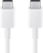 Kabllo Samsung USB C, 1.8m, USB C në USB C, e bardhë
