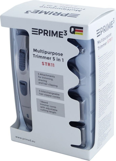 Тример Prime3 STR11, сет 5 во 1, батерија Ni MH, црн