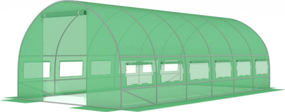 Serë tunel Garden Foil Greenhouse, 6x3 m, 18 m², jeshile