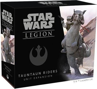 Figurë lojë Fantasy Flight Games Star Wars Legion Tauntaun Riders Unit Expansion, set me 2 miniatura, për koleksionistë, multicolor