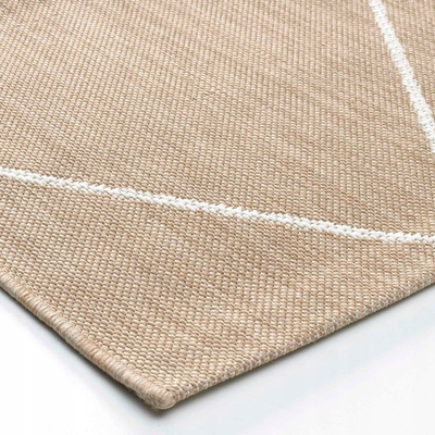 Tapet ballkoni Douceur d'intérieur Damira, 160 x 230 cm, plastik, bezhë