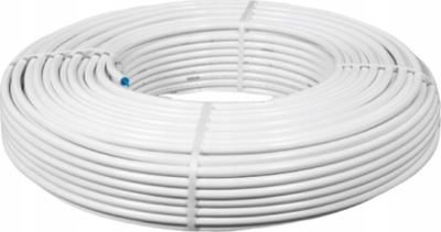Tub shumë­shtresor Wavin PE-RT/AL/PE-RT, 16x2 mm, PN10, 200 m, i bardhë