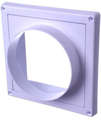 Капак за вентилација Awenta OKAP T-99, 120mm, 16.5x16.5cm, бел