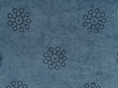 Jastëk dekorativ SESELI kadife, me model gjeometrik, 45 x 45 cm, blu e errët