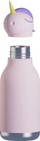 Шише за вода Asobu Unicorn Bestie, челик инокс, 475ml, многуобојно